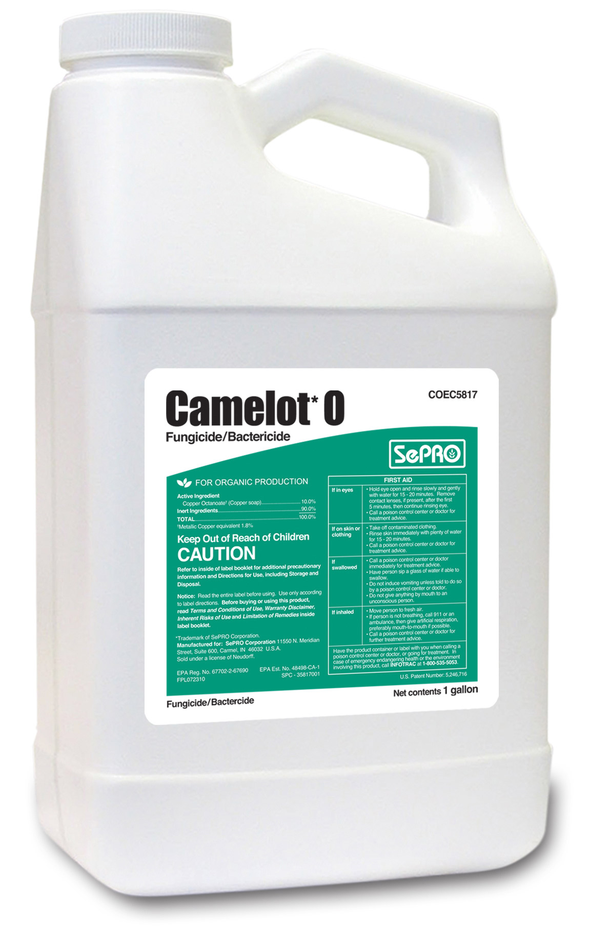 Camelot O 1 Gallon Bottle 4/cs - Fungicides